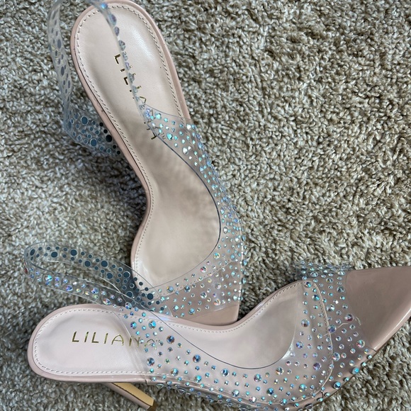 MISS LOLA - ANALEZI - NUDE
EMBELLISHED PEEP TOE HEELS - Picture 12 of 13